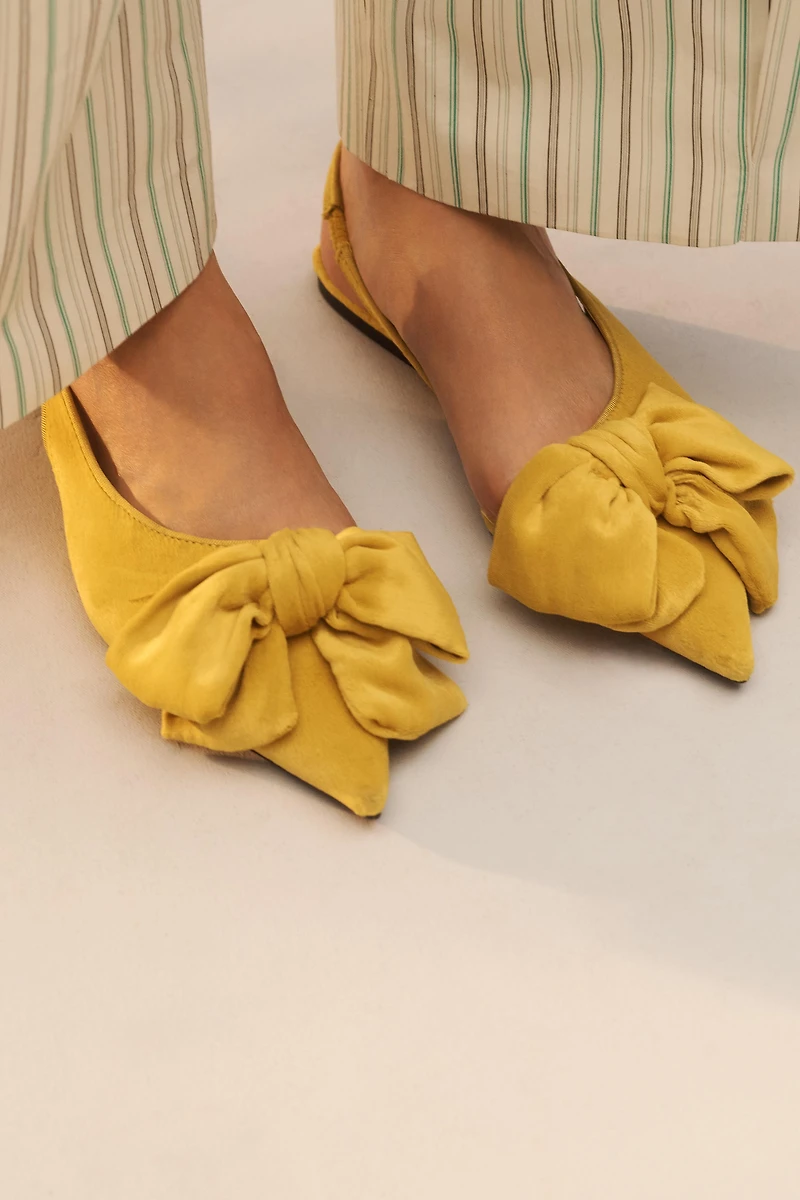 LIMITED EDITION SLINGBACKS WITH LARGE BOW