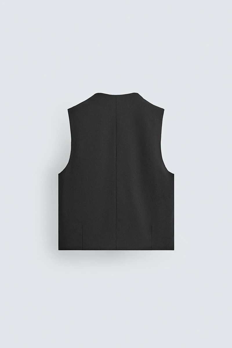 GILET STRUCTURÉ AVEC LAINE