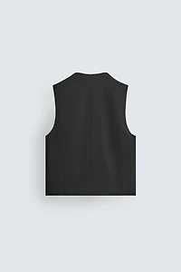 GILET STRUCTURÉ AVEC LAINE