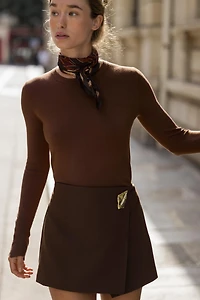 BASIC PLAIN KNIT SWEATER