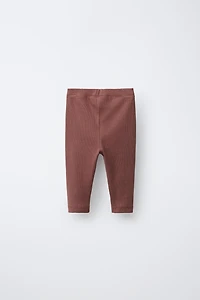 LOT DE DEUX LEGGINGS UNIS