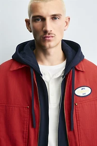 VESTE COUPE BOXY BRODÉE