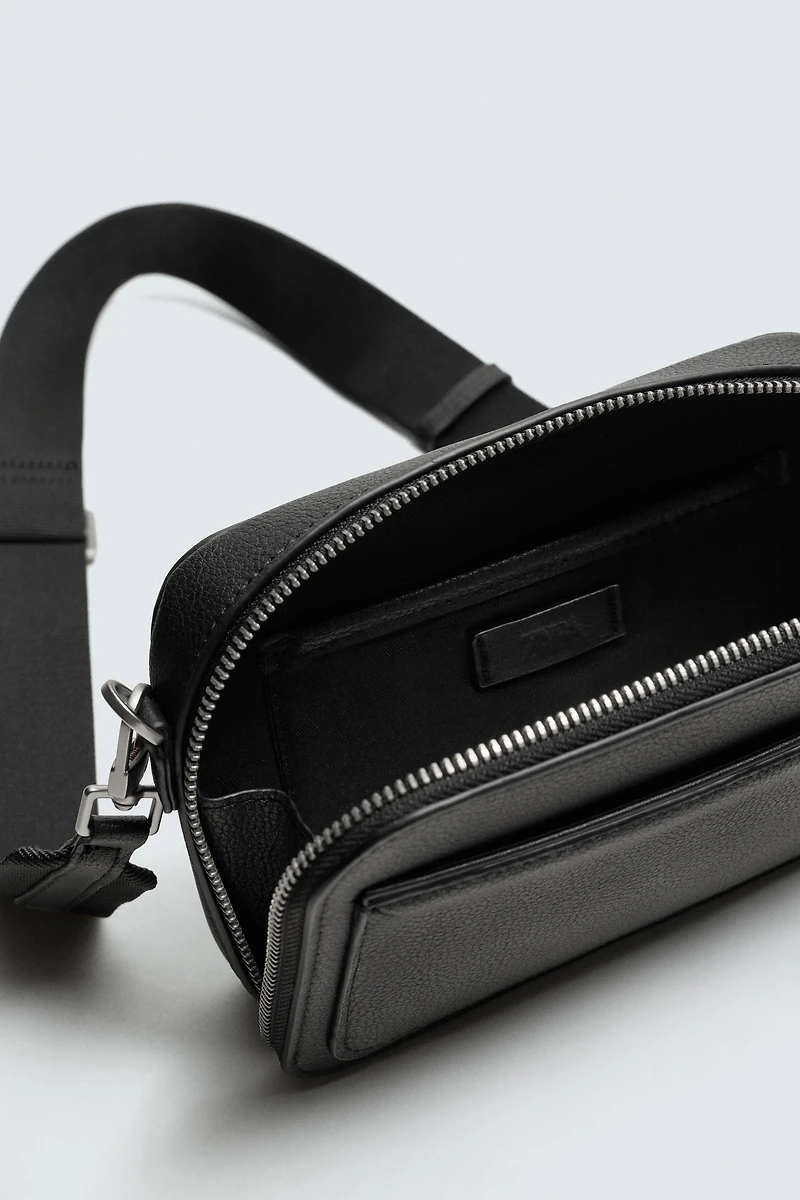 TEXTURED CROSSBODY BAG