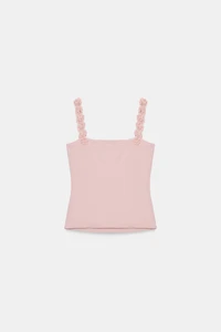 FLORAL STRAP TOP