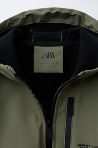 LINED HOODED JACKET
