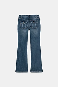 TRF LOW-RISE BOOTCUT JEANS