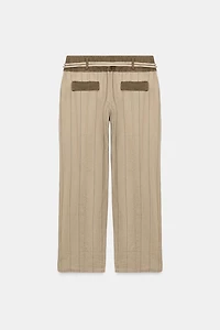 ZW COLLECTION LINEN BLEND PANTS