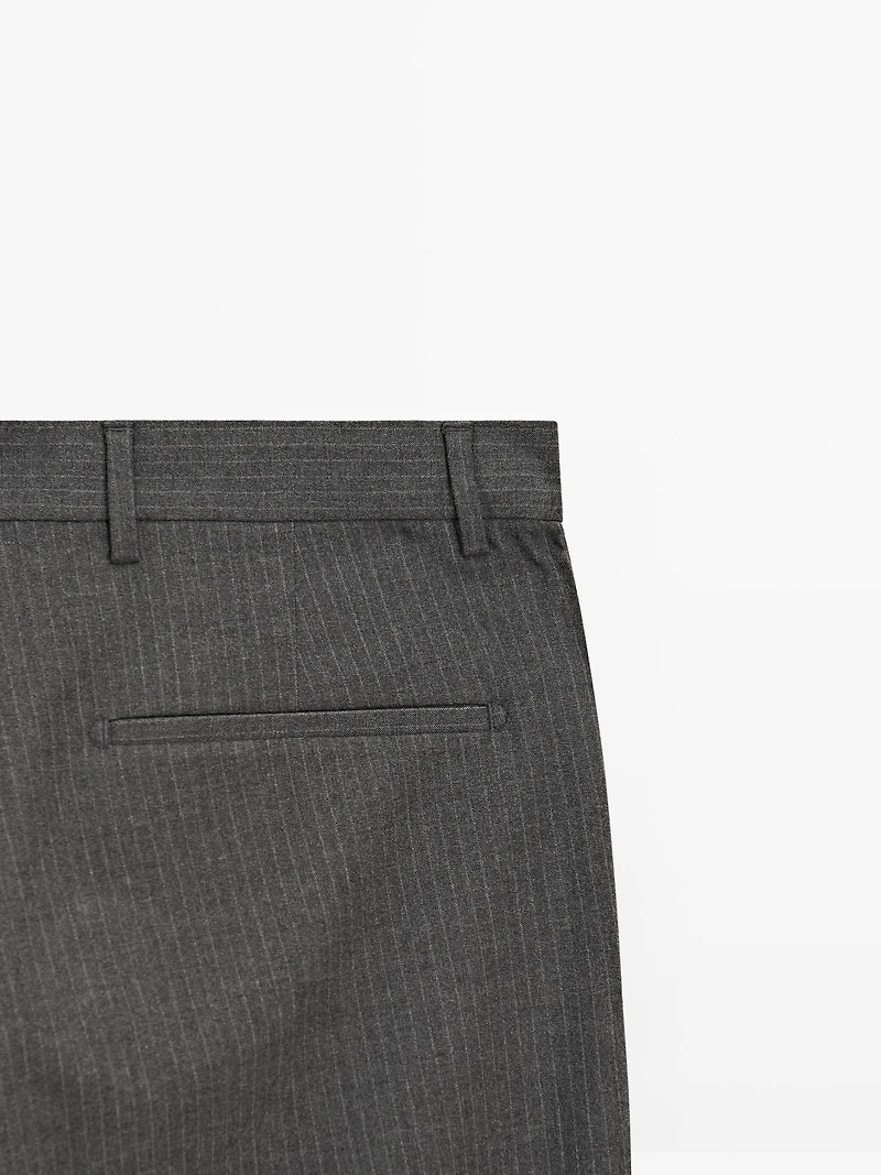 Pantalon relaxed fit à rayures tennis