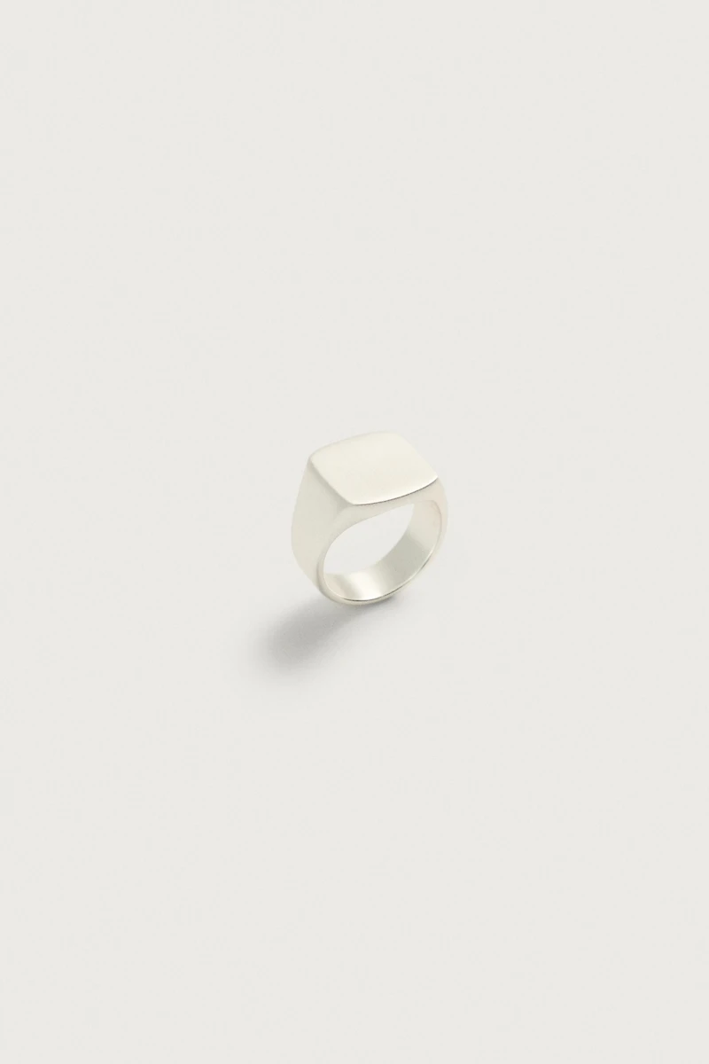 BAGUE CHEVALIÈRE MÉTALLIQUE