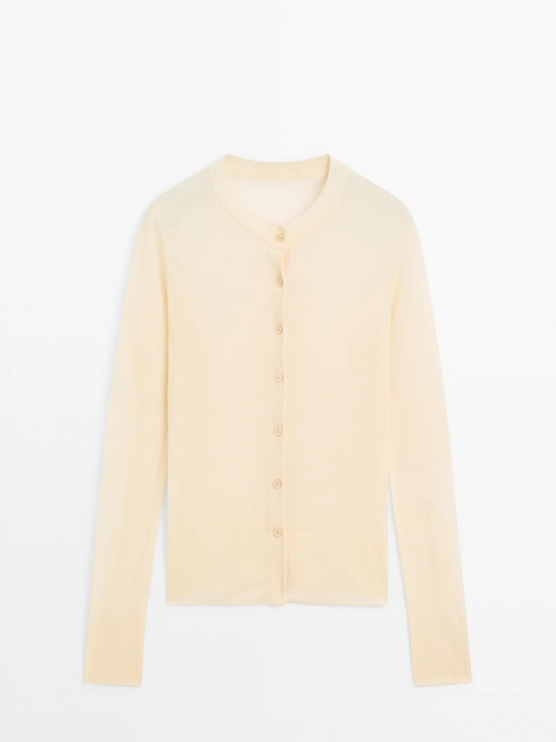 Cardigan léger 100 % laine - STUDIO