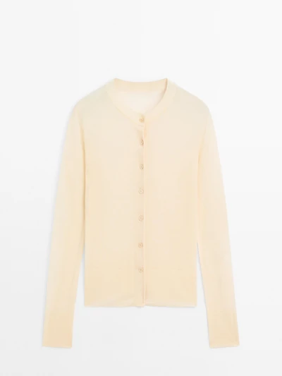 Cardigan léger 100 % laine - STUDIO
