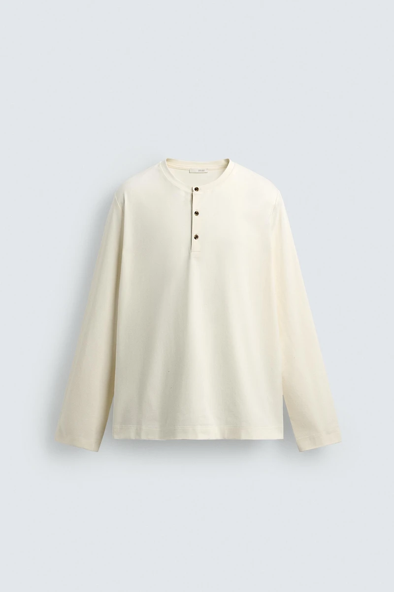 SOFT HENLEY SHIRT