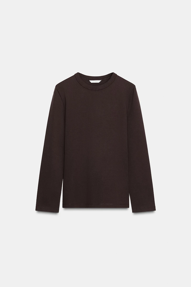 INTERLOCK LONG SLEEVE T-SHIRT