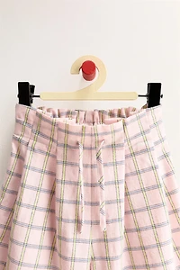 ZARA TIMELESS - PLAID WIDE LEG PANTS