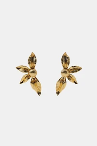FAN FLOWER EARRINGS