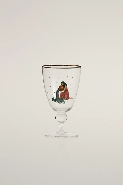 AQUARIUS ZODIAC GLASS | MARISA BERENSON