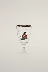 AQUARIUS ZODIAC GLASS | MARISA BERENSON