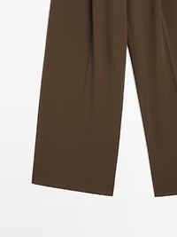 Pantalon à pinces large