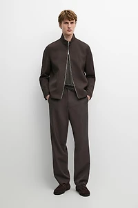 100% cool wool total look pants