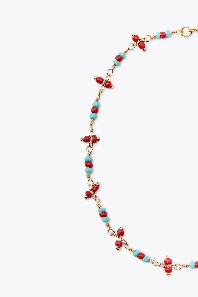 LOT DE 3 BRACELETS DE CHEVILLE FANTAISIE