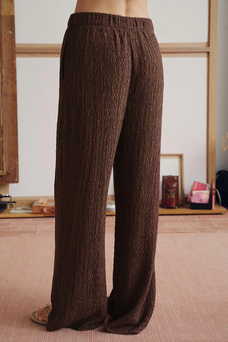 WRINKLE LOOK PANTS
