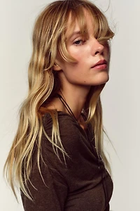 TOP DRAPÉ DÉCOLLETÉ CACHE-CŒUR