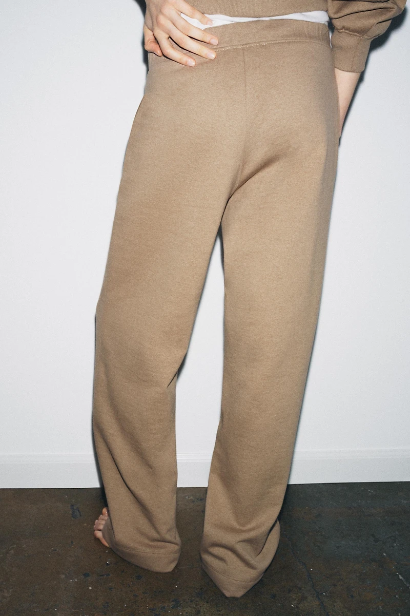 WIDE PLUSH PANTS