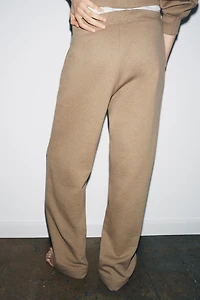 WIDE PLUSH PANTS