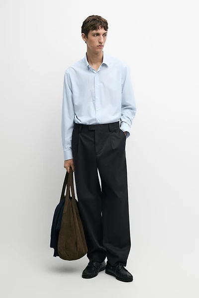 Striped regular fit shirt
