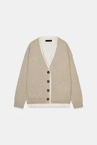 COMBINED WOOL JACKET