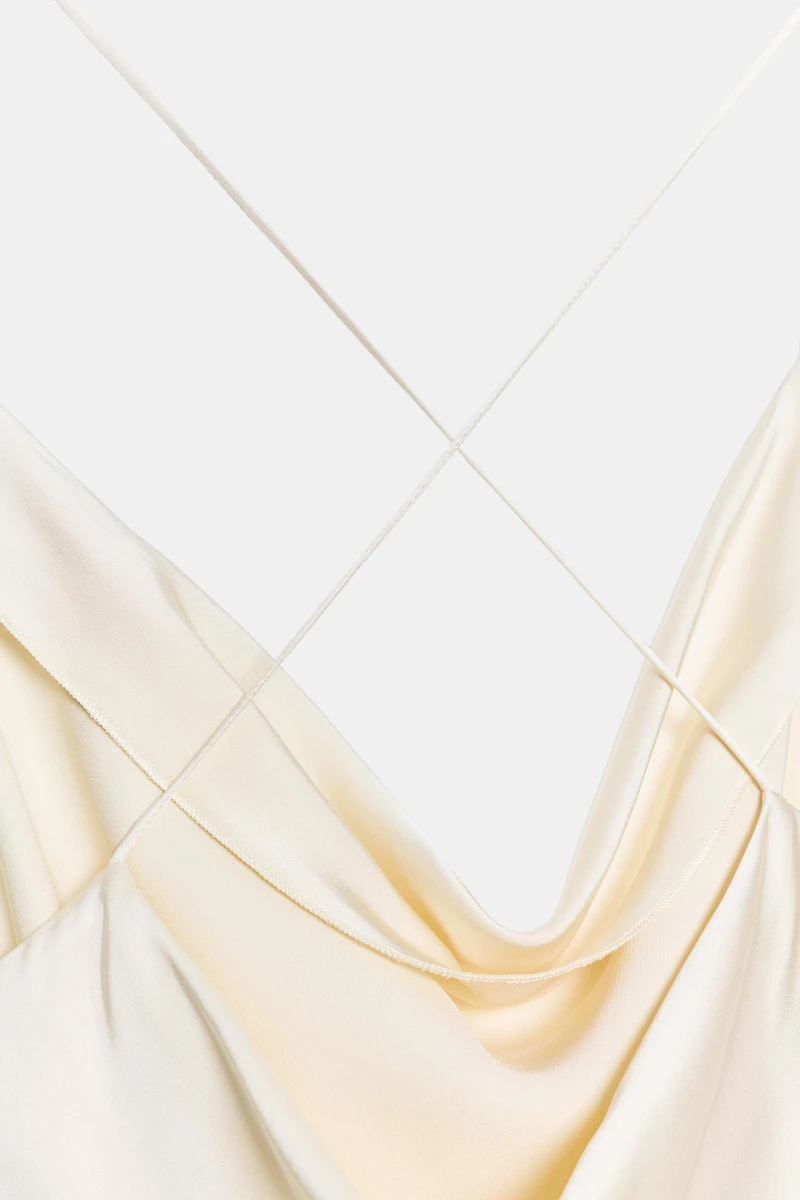 SATIN LINGERIE STYLE DRESS ZW COLLECTION