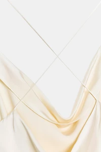 SATIN LINGERIE STYLE DRESS ZW COLLECTION