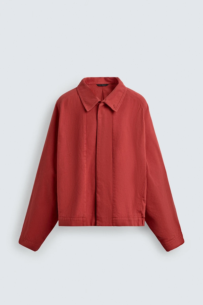 RELAXED FIT COTTON JACKET