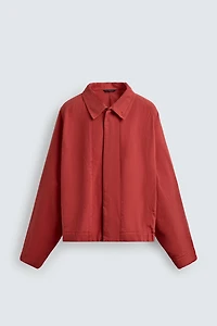RELAXED FIT COTTON JACKET