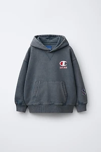 WASHED EFFECT HOODIE CHAMPION ® X ZARA