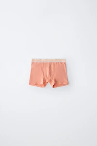 2-6 YEARS/ FIVE-PACK OF TEXT BOXERS