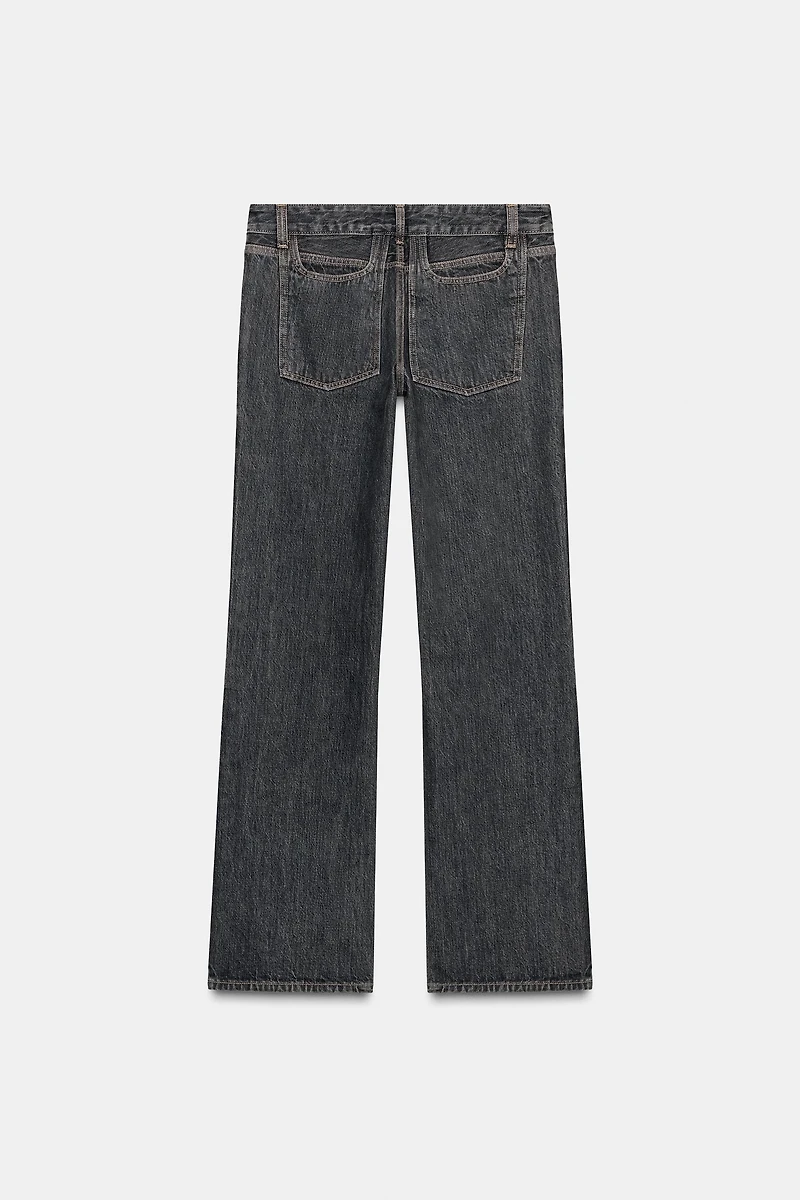 JEAN TRF WIDE LEG TAILLE BASSE COUTURES