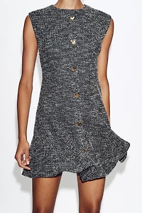 STRUCTURED SKATER DRESS
