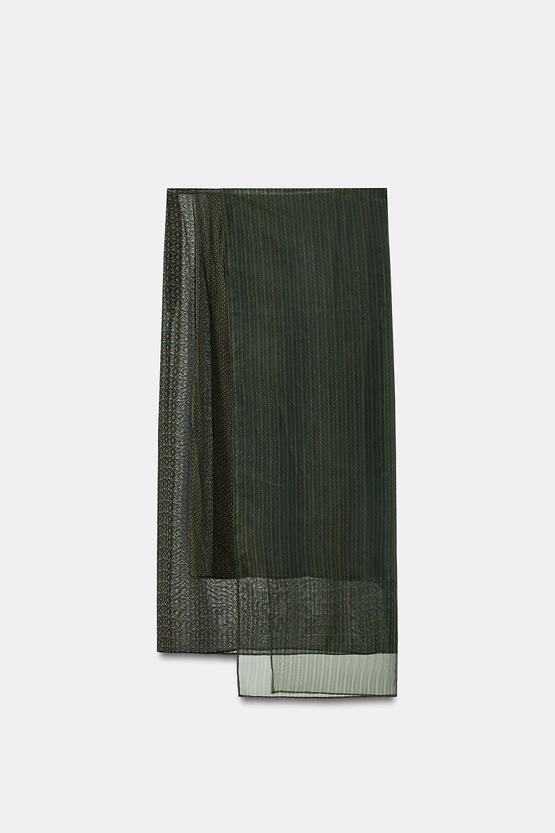 JUPE PARÉO IMPRIMÉE 100 % VISCOSE