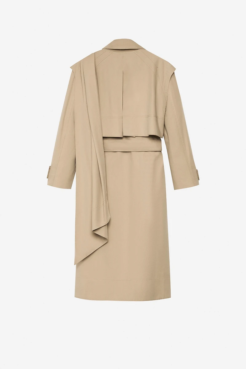 2-IN-1 REMOVABLE VEST TRENCH COAT - THE ITEM ZARA WOMAN