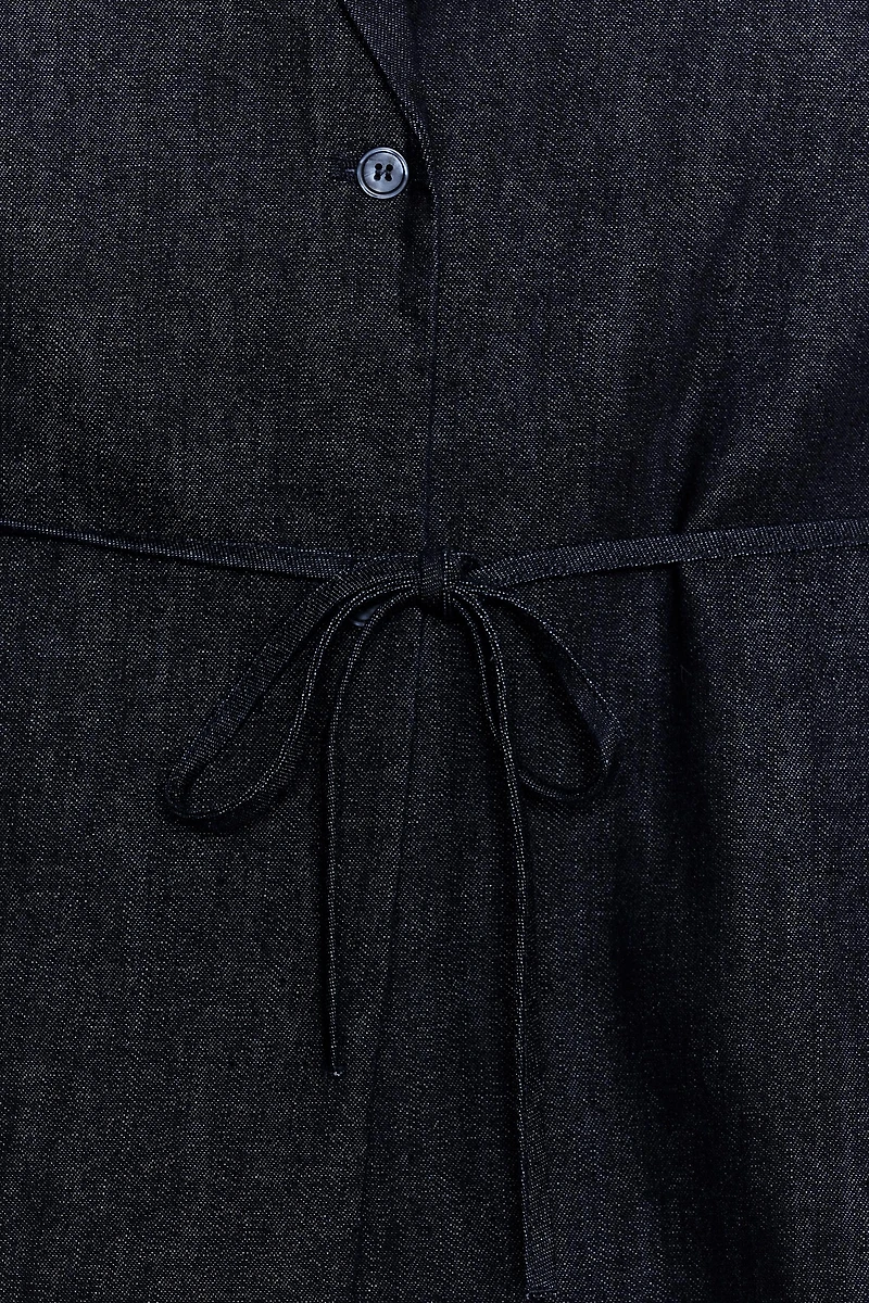 BELTED SHIRT BLAZER