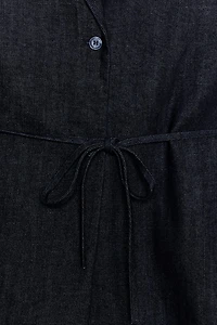 BELTED SHIRT BLAZER