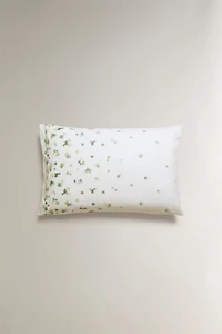 TAIE D’OREILLER PERCALE TRÈFLES