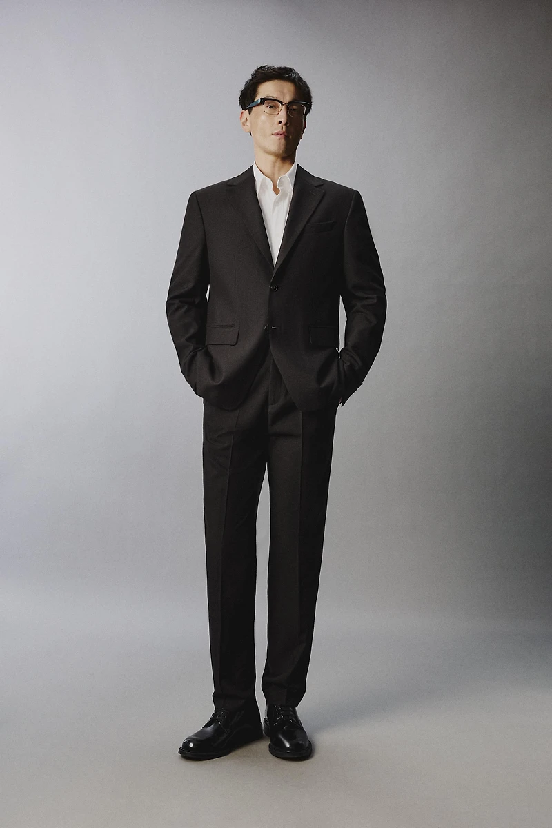 HOUNDSTOOTH SUIT PANTS