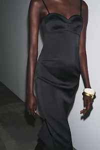 ZW COLLECTION MULTI-POSITION SATIN DRESS