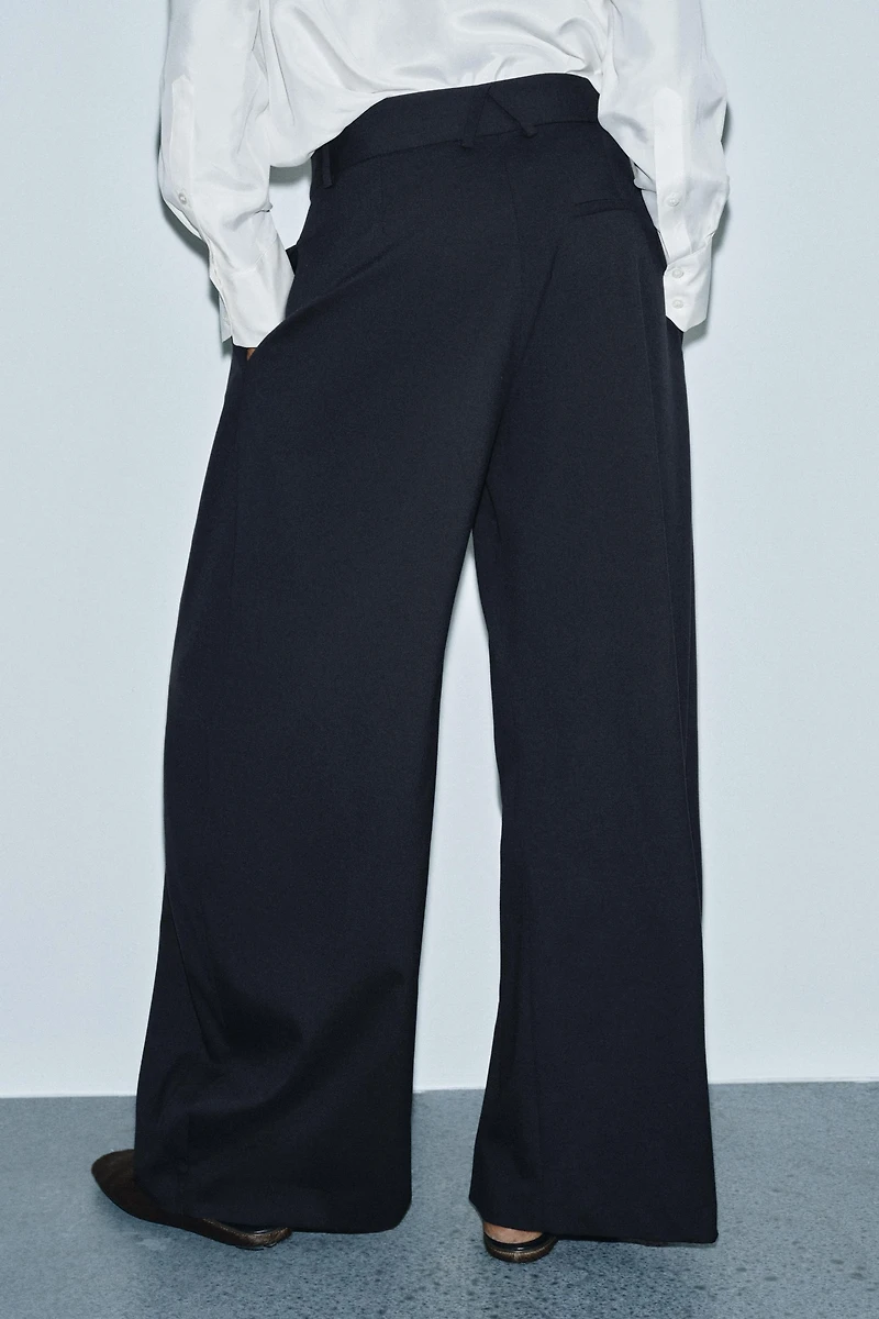 ZW COLLECTION WIDE LEG PLEATED PANTS
