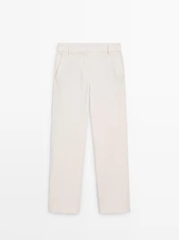 Straight-leg technical trousers