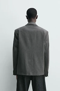 BLAZER CROISÉ AVEC LAINE