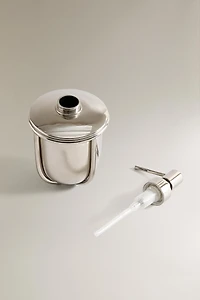 DISTRIBUTEUR DE SAVON MÉTAL BRILLANT