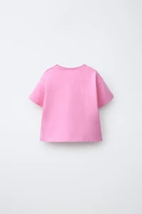 EMBROIDERED TEXT T-SHIRT